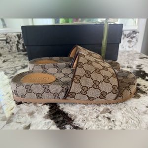 Men’s/Women’s GG Canvas Slide sandal